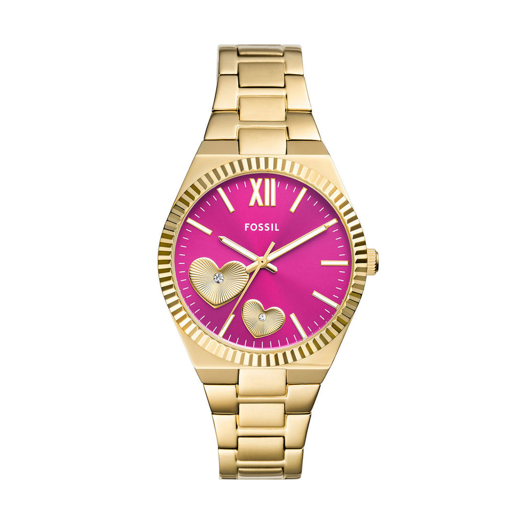 Fossil Scarlette ES5325 Gold Stainless Steel Women’s Watch