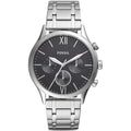 Fossil Fenmore BQ2406 Women’s Chronograph Stainless Steel Watch with Black Dial | Silver Bracelet