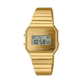 Casio Vintage A700WEVG-9AEF Gold Digital Watch | Ultra-Slim Stainless Steel Bracelet