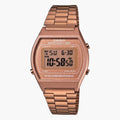 Casio Vintage B640WC-5ADF Digital Watch | Rose Gold Stainless Steel Unisex Watch