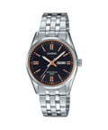 Casio LTP-1335D-1A2V Women’s Analog Watch | Black Dial Stainless Steel Day-Date Watch