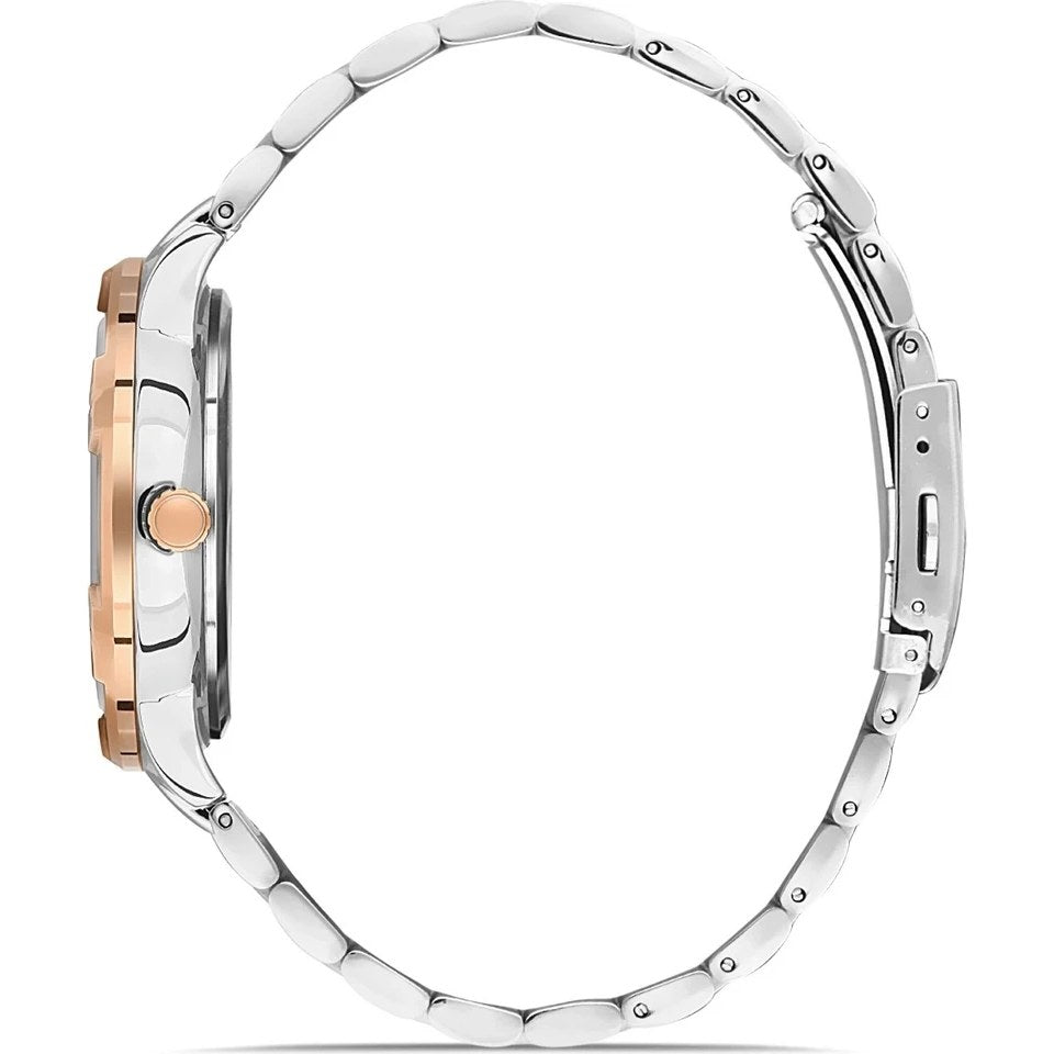 David Guner DG-8388GA-E6 Bronze Dial Two-Tone Stainless Steel Men’s Watch – 42mm