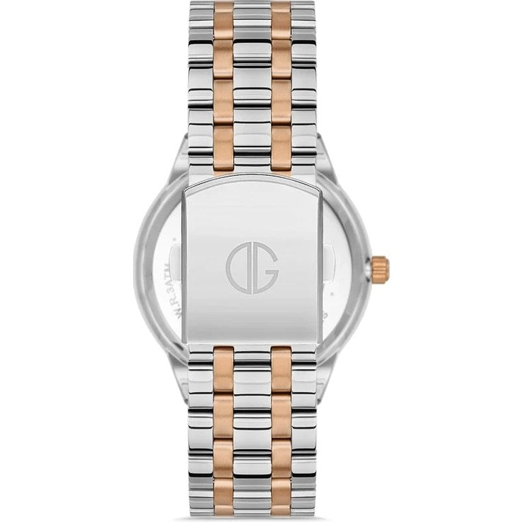 David Guner DG-8388GA-E6 Bronze Dial Two-Tone Stainless Steel Men’s Watch – 42mm