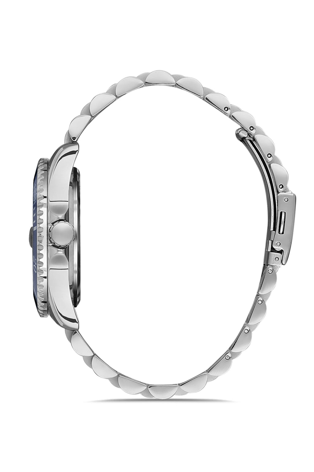 David Guner DG-8230GA-A3 Blue Dial Stainless Steel Men’s Watch