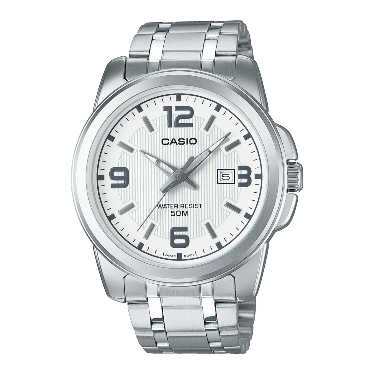 Casio MTP-1314D-2AV Men’s Analog Watch | Blue Dial | Stainless Steel | 50M Water Resistant
