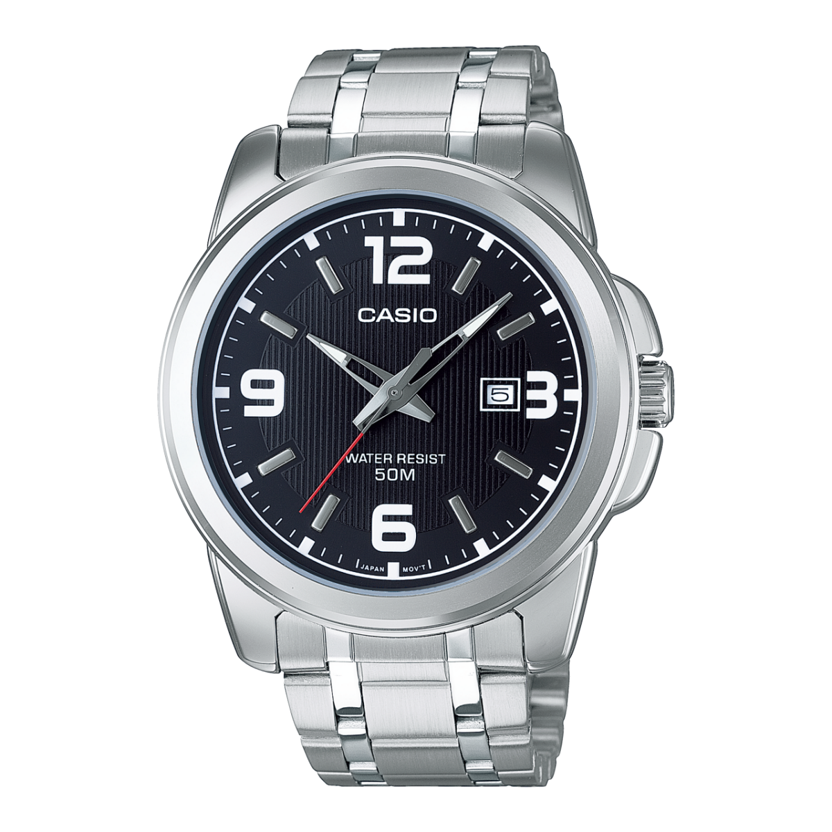 Casio MTP-1314D-2AV Men’s Analog Watch | Blue Dial | Stainless Steel | 50M Water Resistant