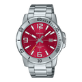 Casio MTP-VD01D Stainless Steel Analog Watch with Date Display & 50M Water Resistance | Unisex