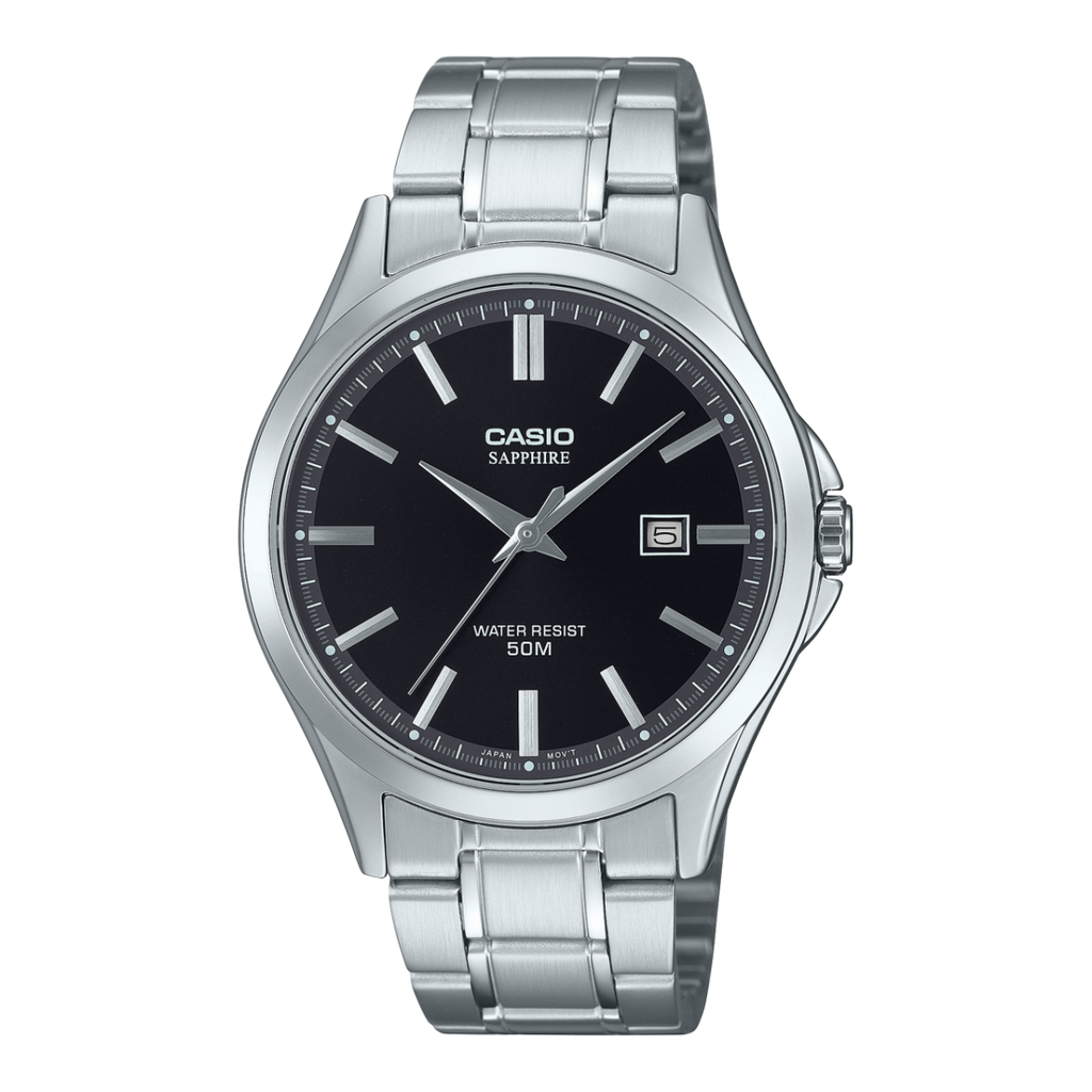 Casio MTS-115D Sapphire Crystal Stainless Steel 50M Watch | Unisex