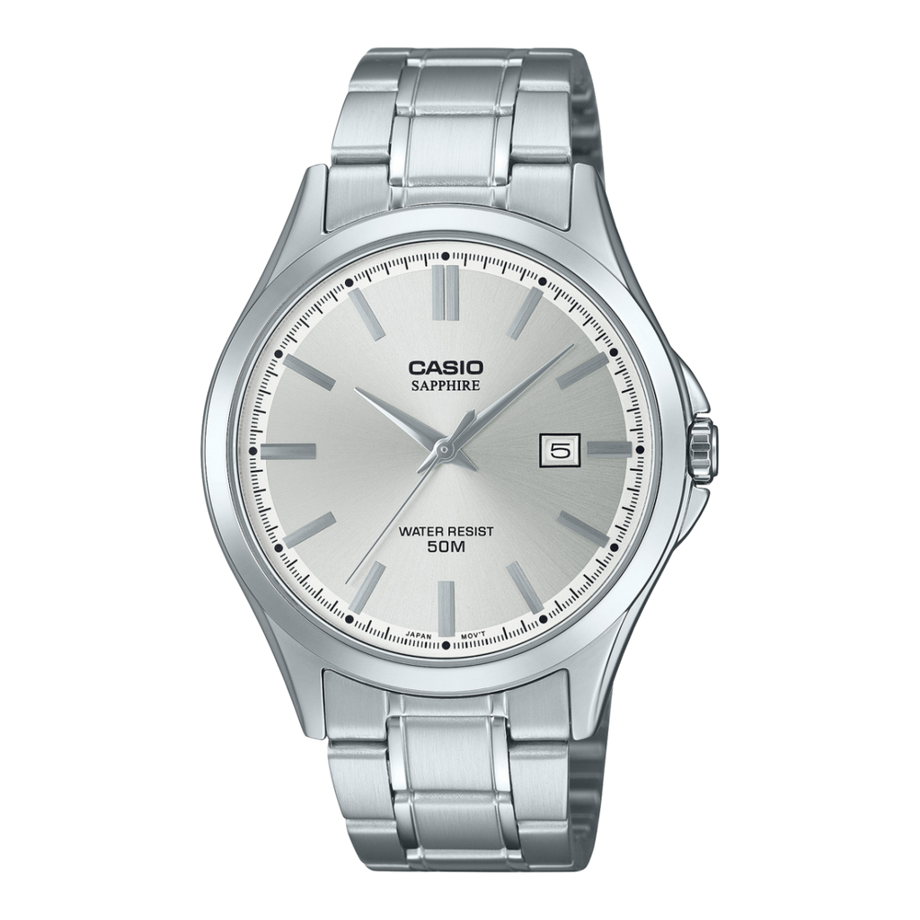 Casio MTS-115D Sapphire Crystal Stainless Steel 50M Watch | Unisex
