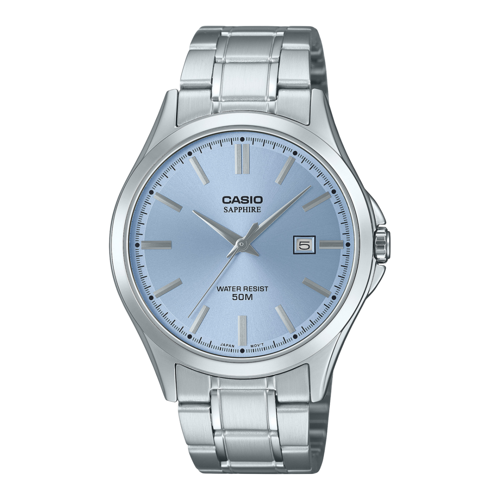Casio MTS-115D Sapphire Crystal Stainless Steel 50M Watch | Unisex