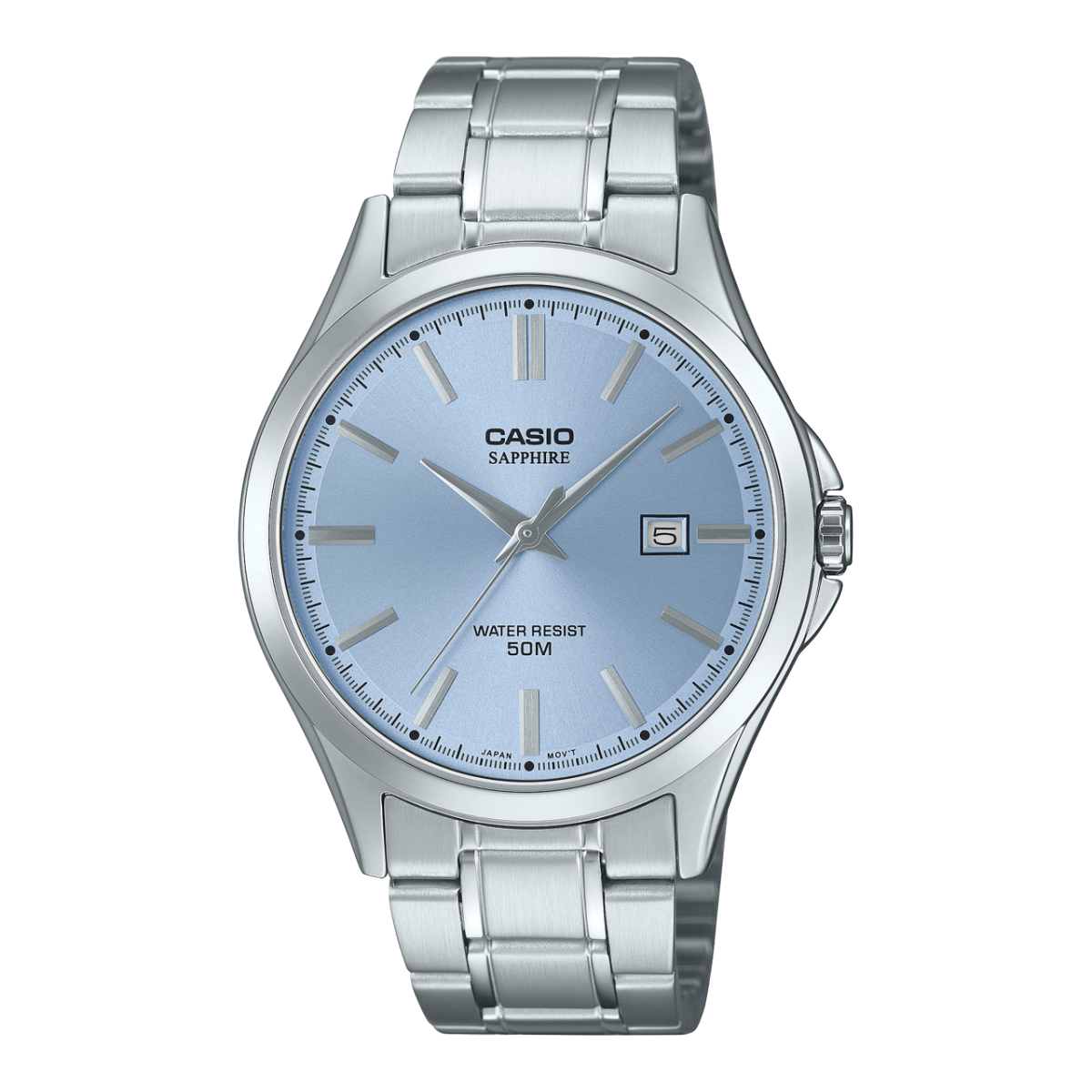 Casio MTS-115D Sapphire Crystal Stainless Steel 50M Watch | Unisex