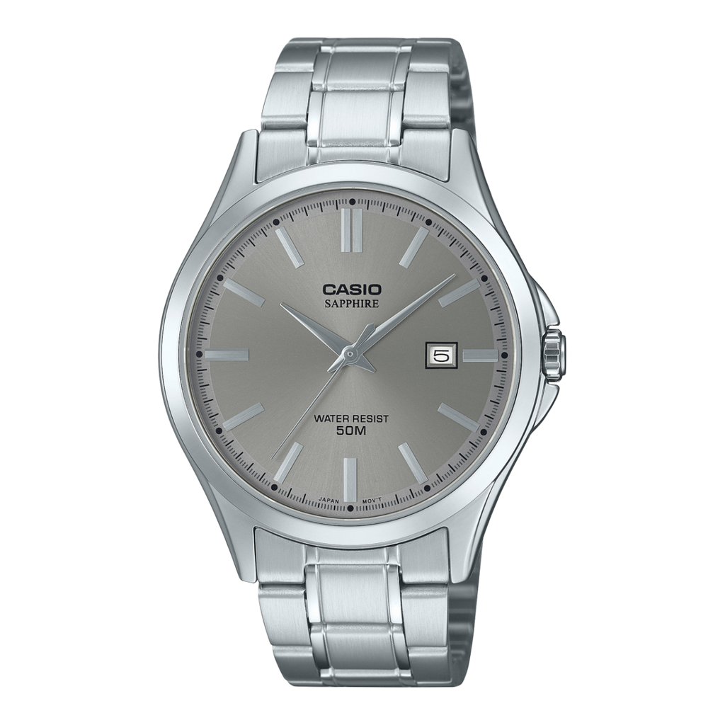 Casio MTS-115D Sapphire Crystal Stainless Steel 50M Watch | Unisex