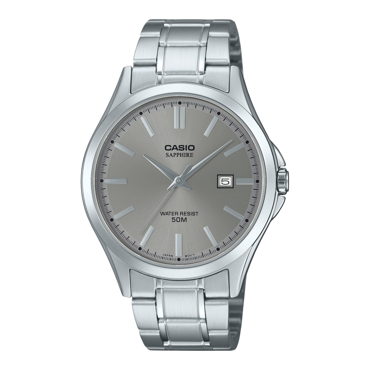 Casio MTS-115D Sapphire Crystal Stainless Steel 50M Watch | Unisex