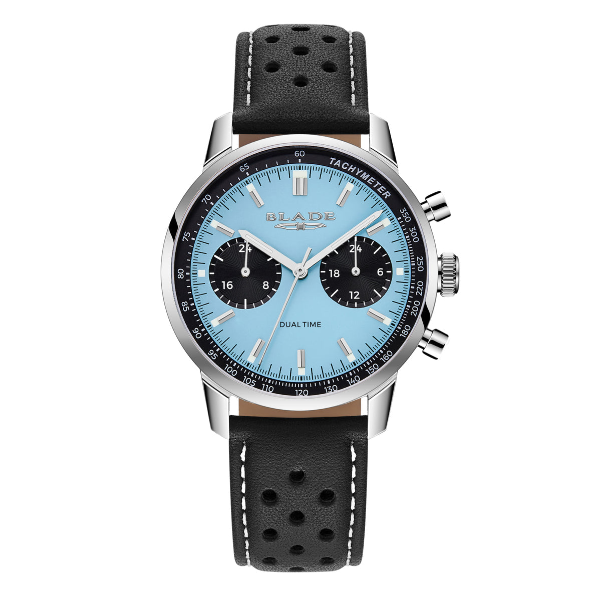 BLADE Rally Sky Maverick Series 3721G1SIN Men’s Watch – 40mm Blue Dial Dual-Time Chronograph