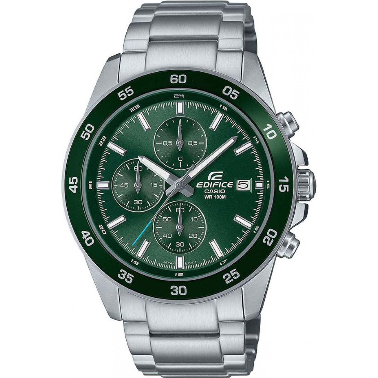 Casio Edifice EFR-526D-3AVUDF Greyish Green Dial Analog Chronograph Men's Watch