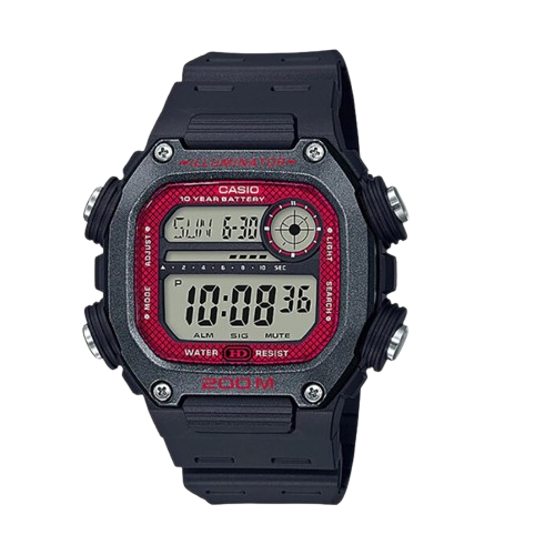 Casio DW-291H-1BVDF Digital Watch | 200M Water Resistant | 10-Year Battery