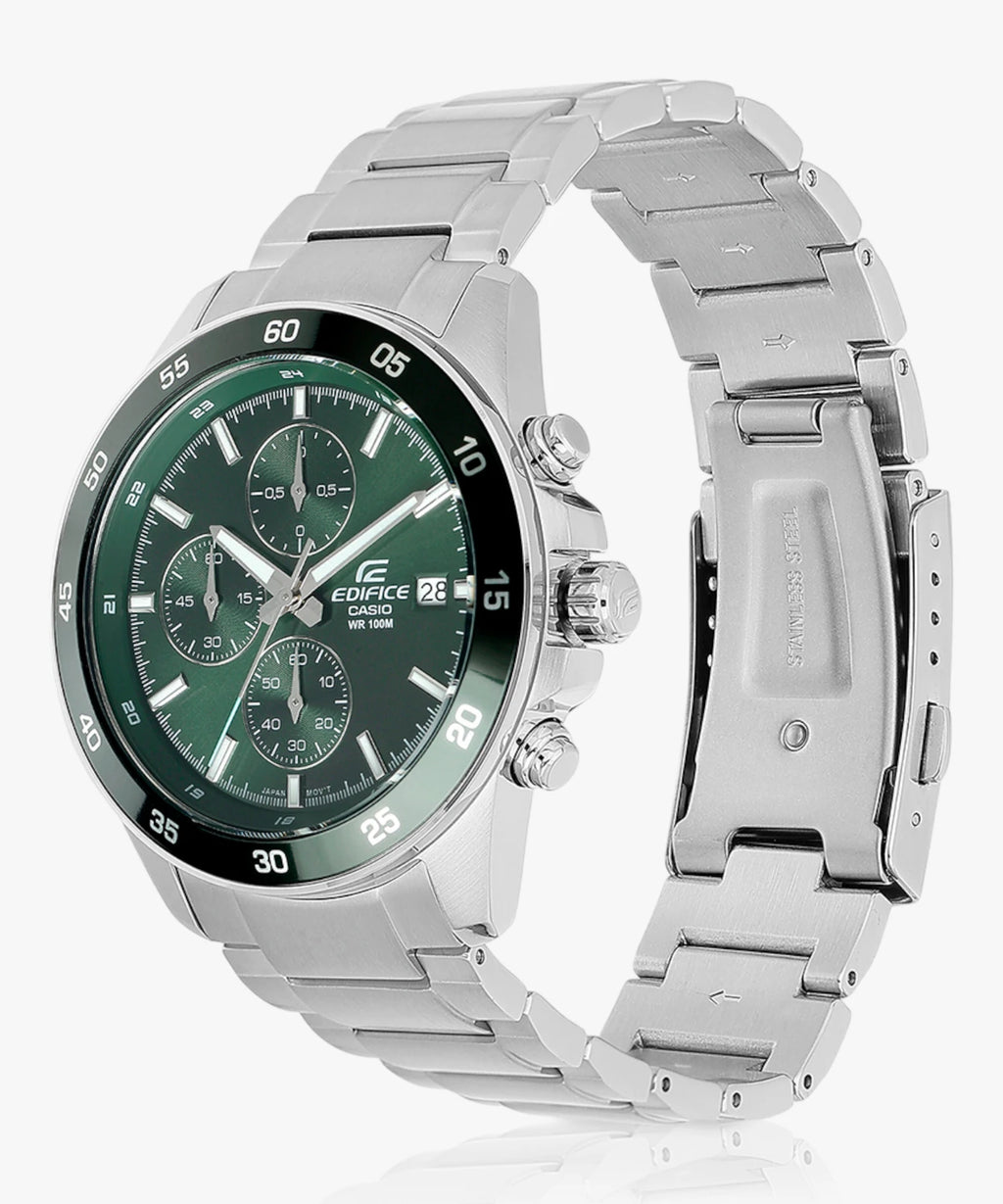 Casio Edifice EFR-526D-3AVUDF Greyish Green Dial Analog Chronograph Men's Watch